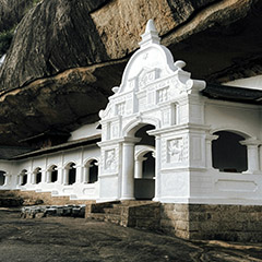Ancient Dambulla Cave Temples, UNESCO World Heritage Site in Sri Lanka